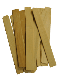 Wood mixing paddles for mixing resin