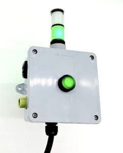 Alarm box with stack LED
