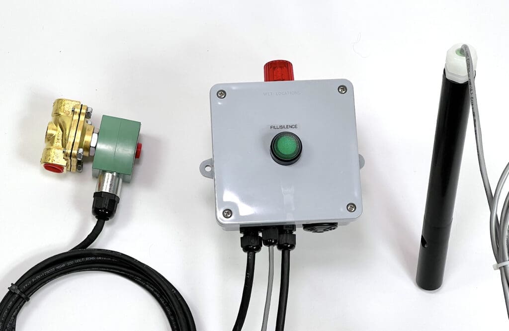 Semi-automatic tank fill
