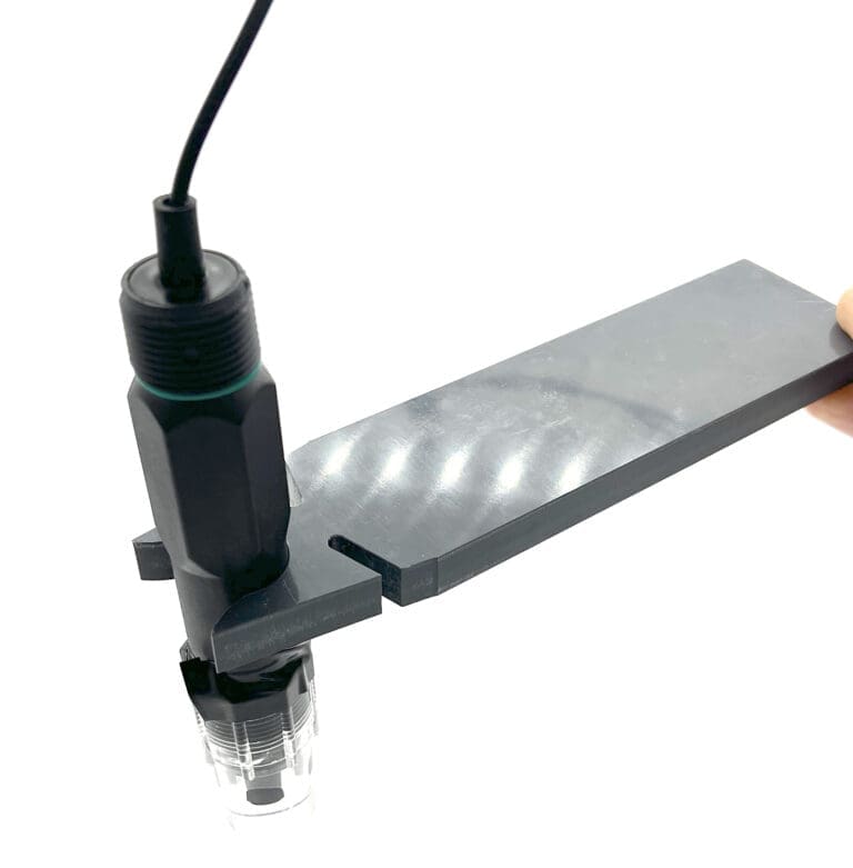 pH probe bracket