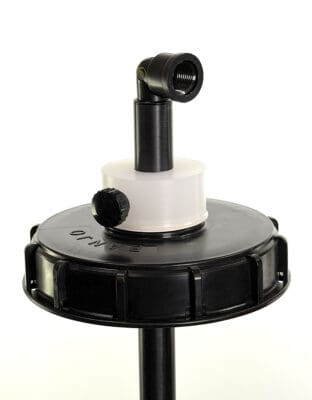 Suction pipe for IBC